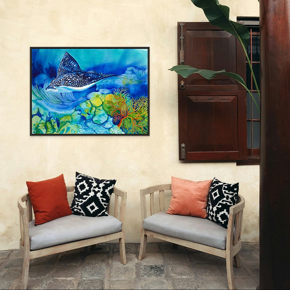 Eagle Ray Art Print