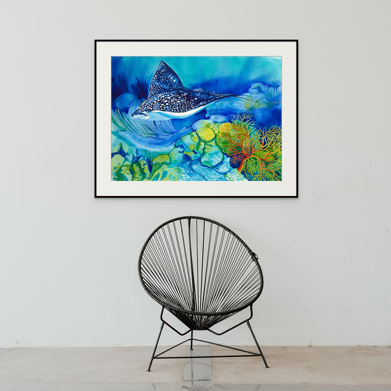 Eagle Ray Art Print