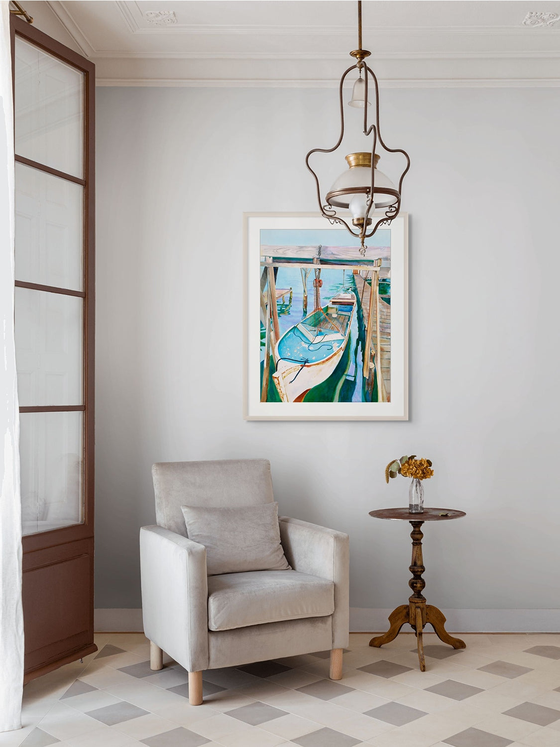 Cayuco Art Print