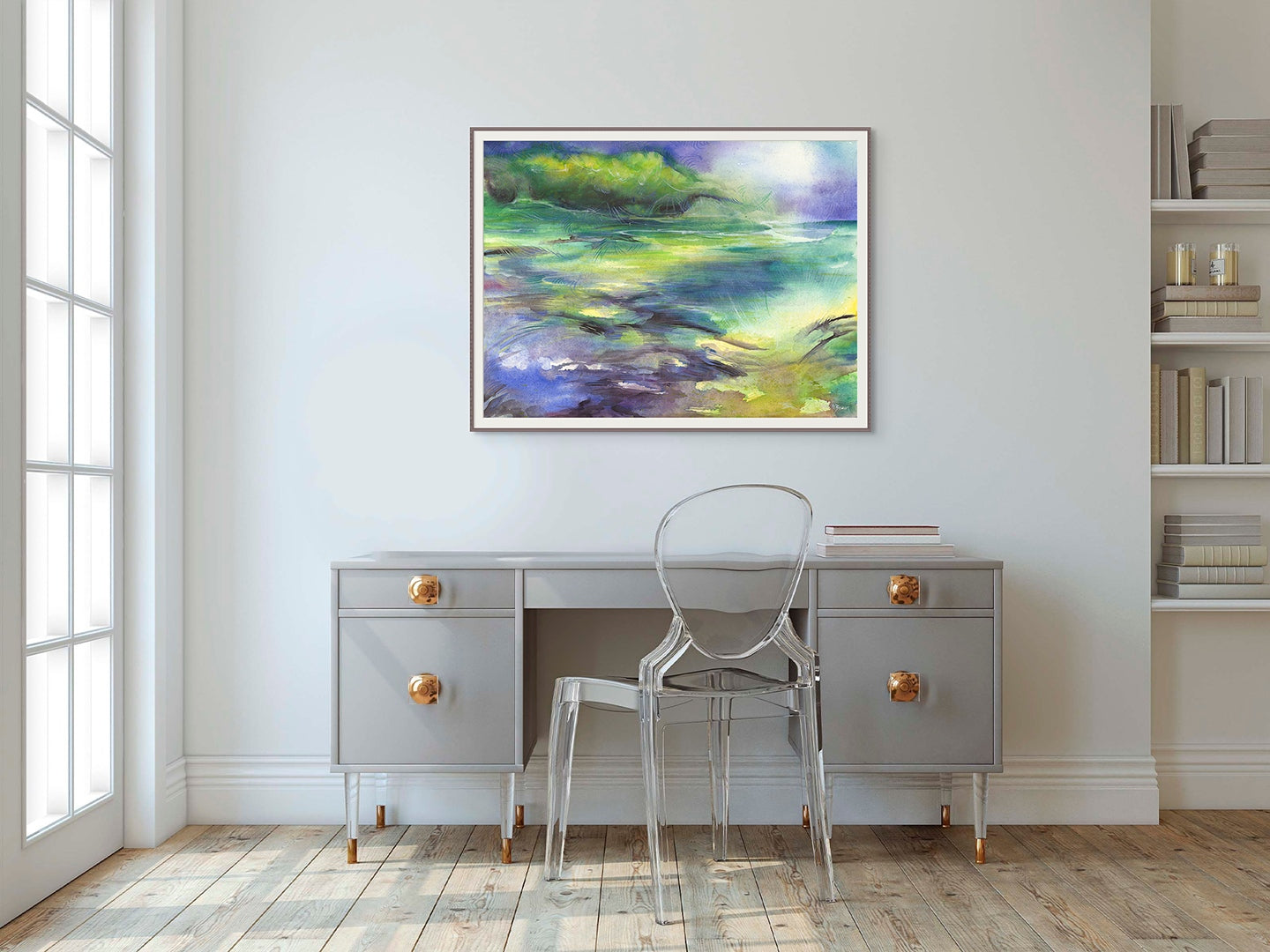 Stormy Mangrove Art Print