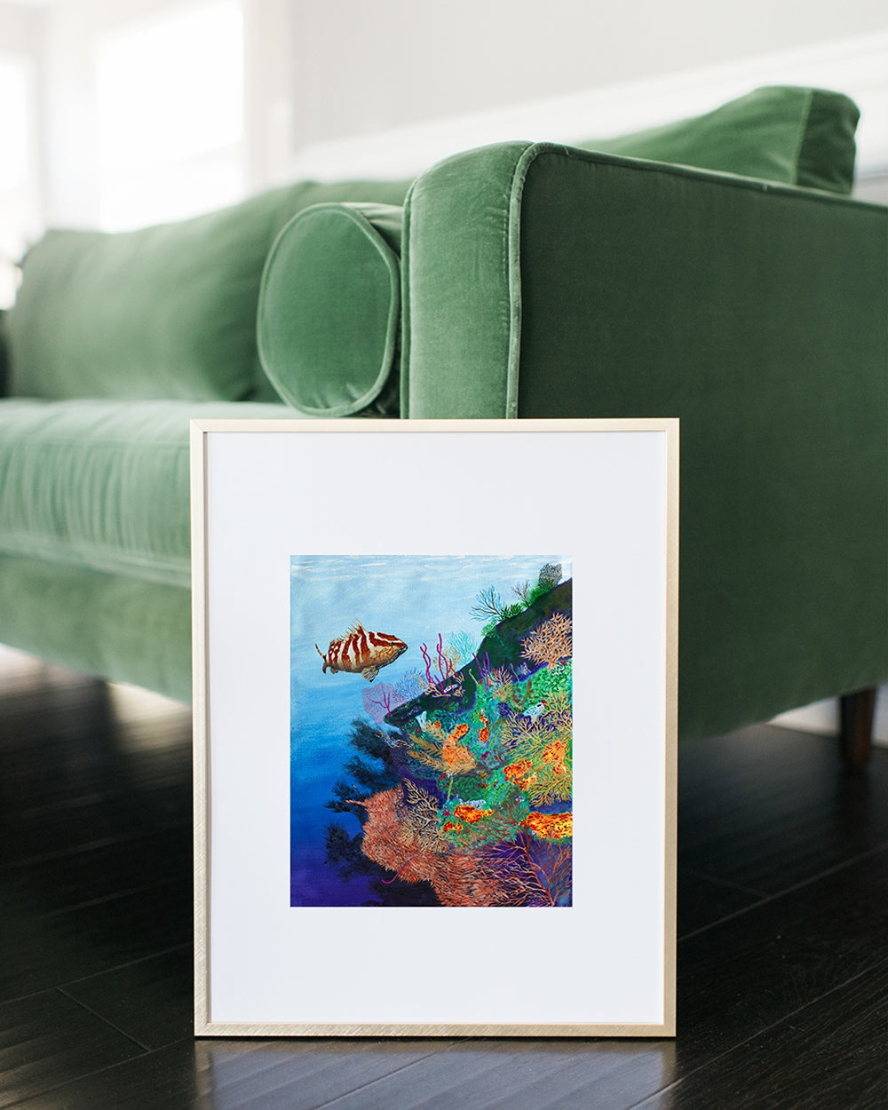 Coral Reef with Fish Art Print