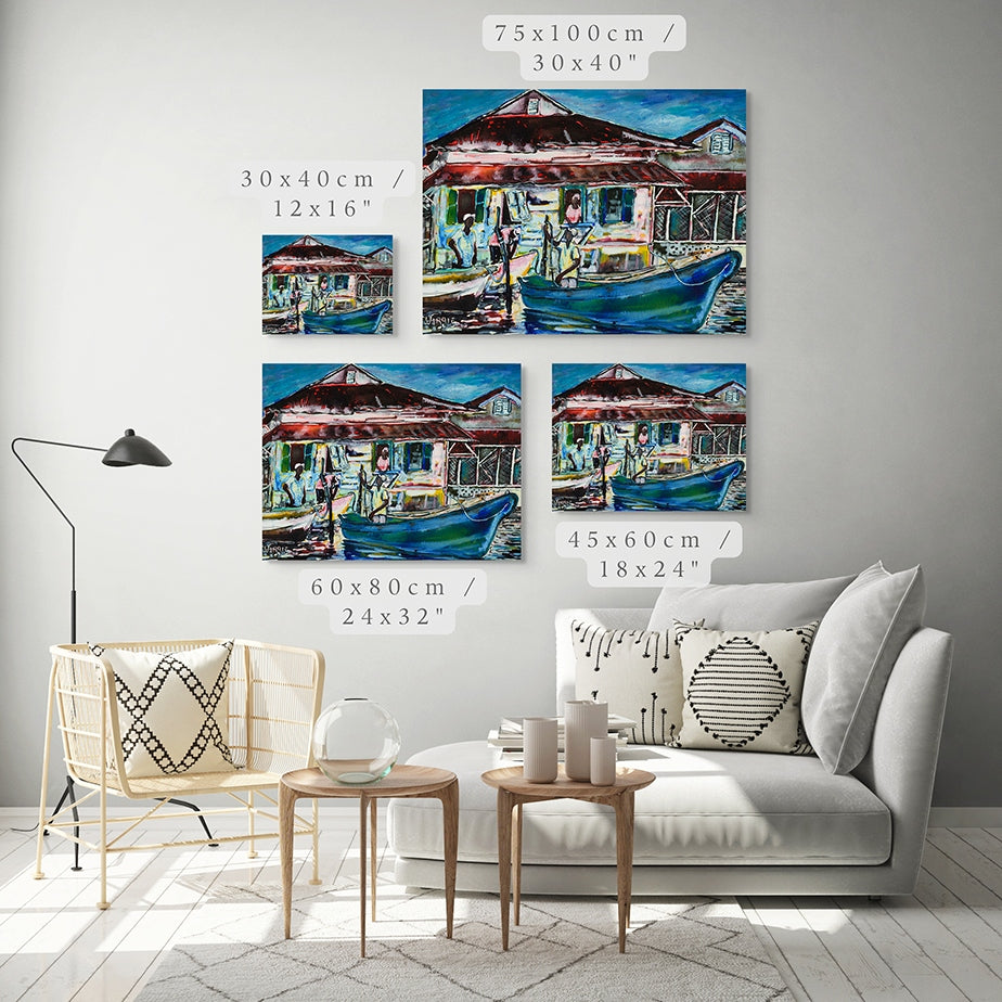 Safe Harbour Art Print