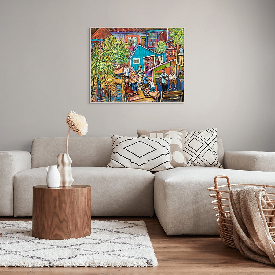 Village Life Art Print