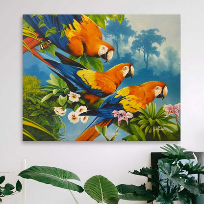 Macaws &amp; Orchids