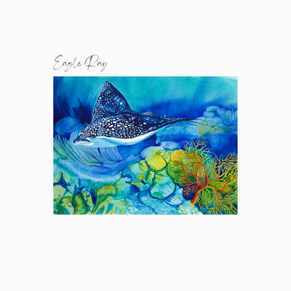 Eagle Ray Art Print