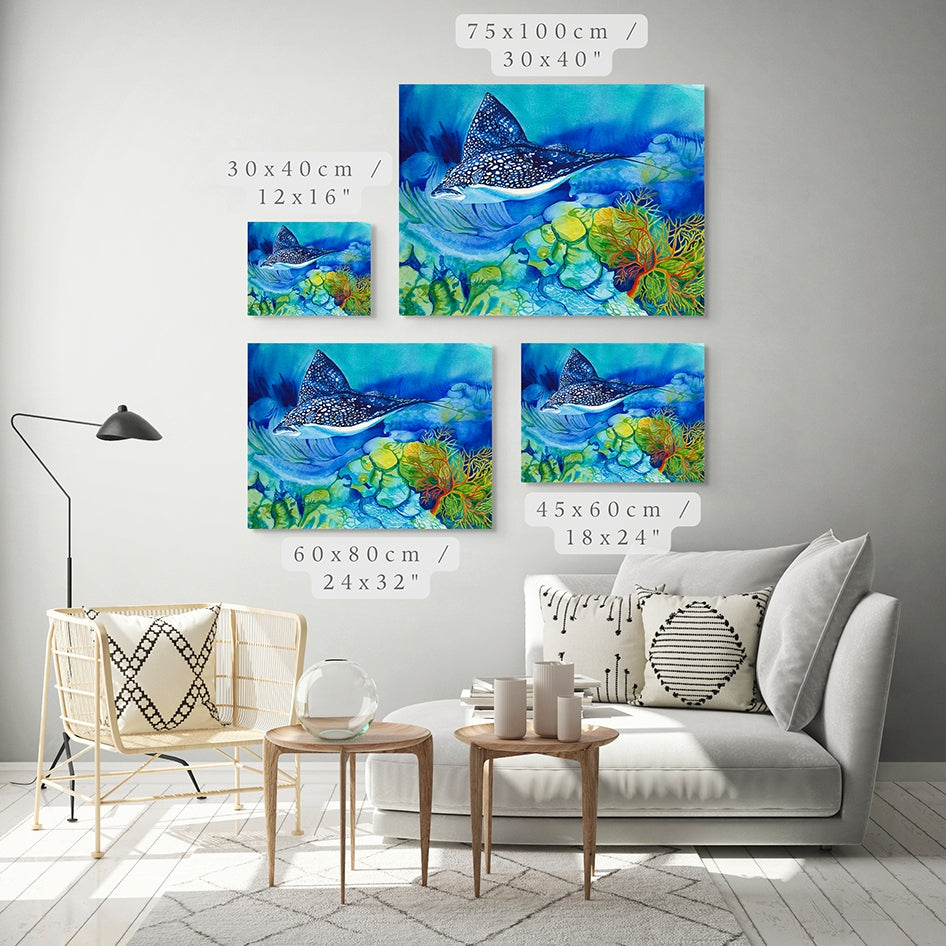 Eagle Ray Art Print