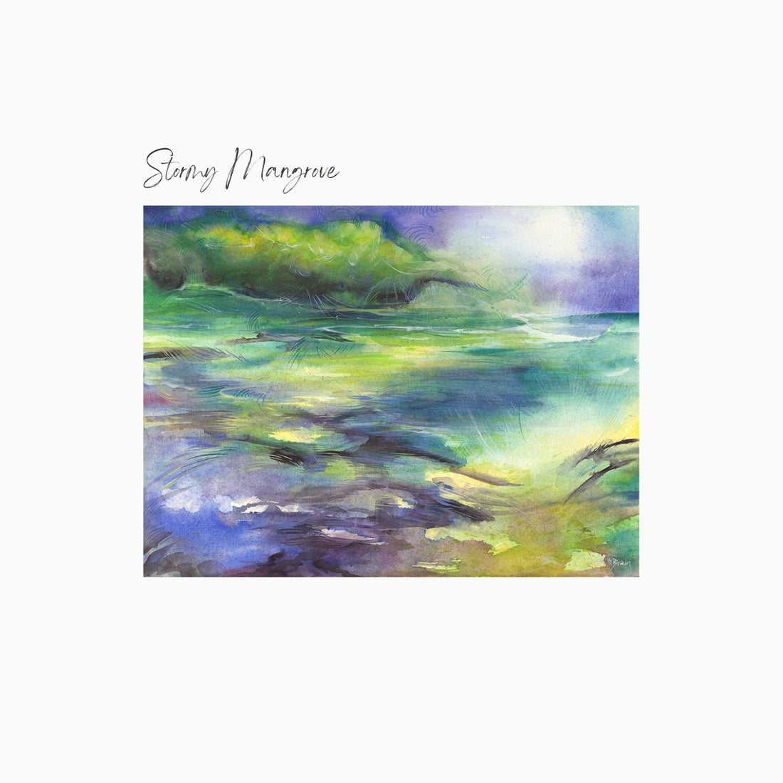 Stormy Mangrove Art Print