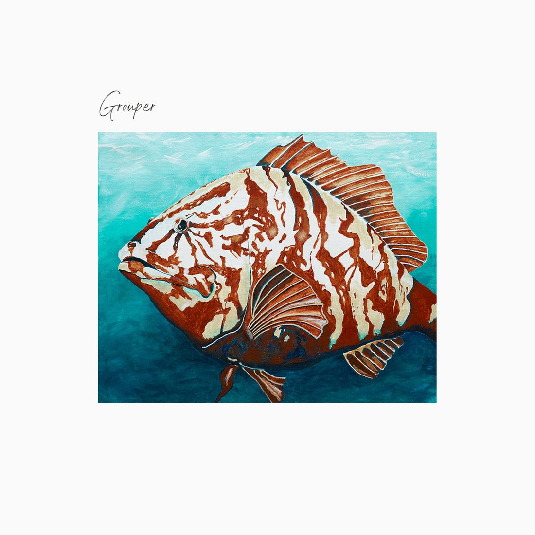 Grouper Art Print