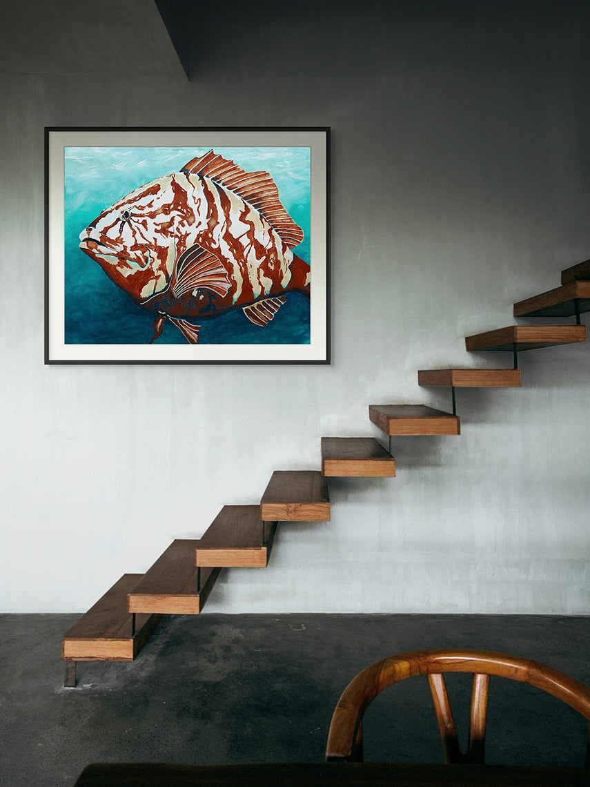 Grouper Art Print