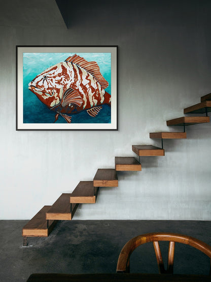 Grouper Art Print