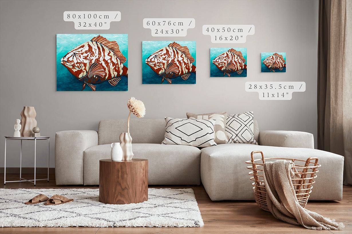 Grouper Art Print