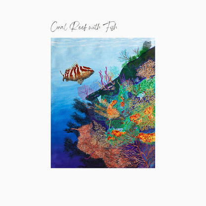 Coral Reef with Fish Art Print