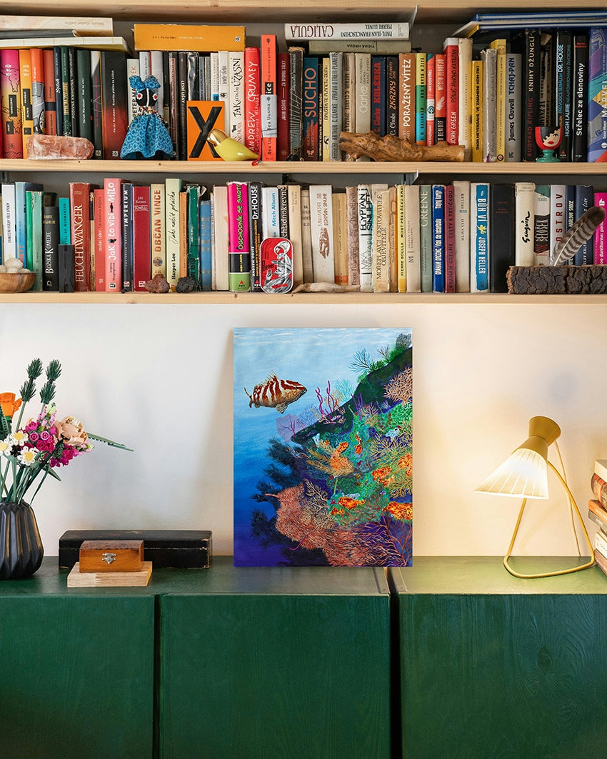 Coral Reef with Fish Art Print