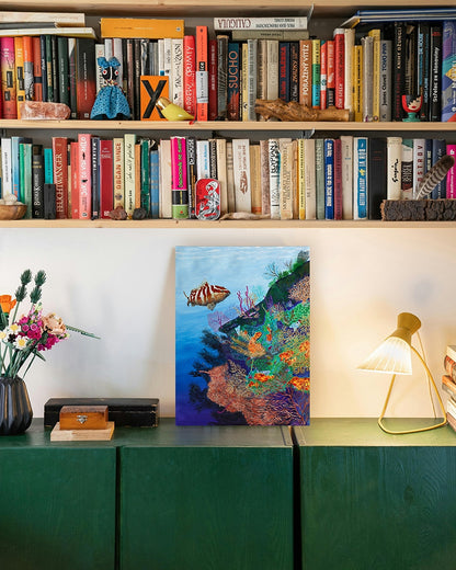 Coral Reef with Fish Art Print