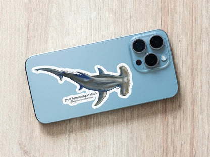 Hammerhead Shark Sticker