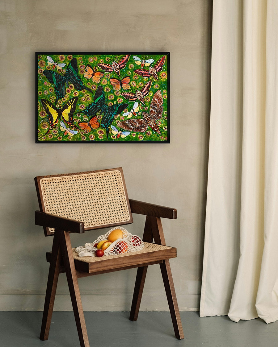 Field of Butterflies Art Print