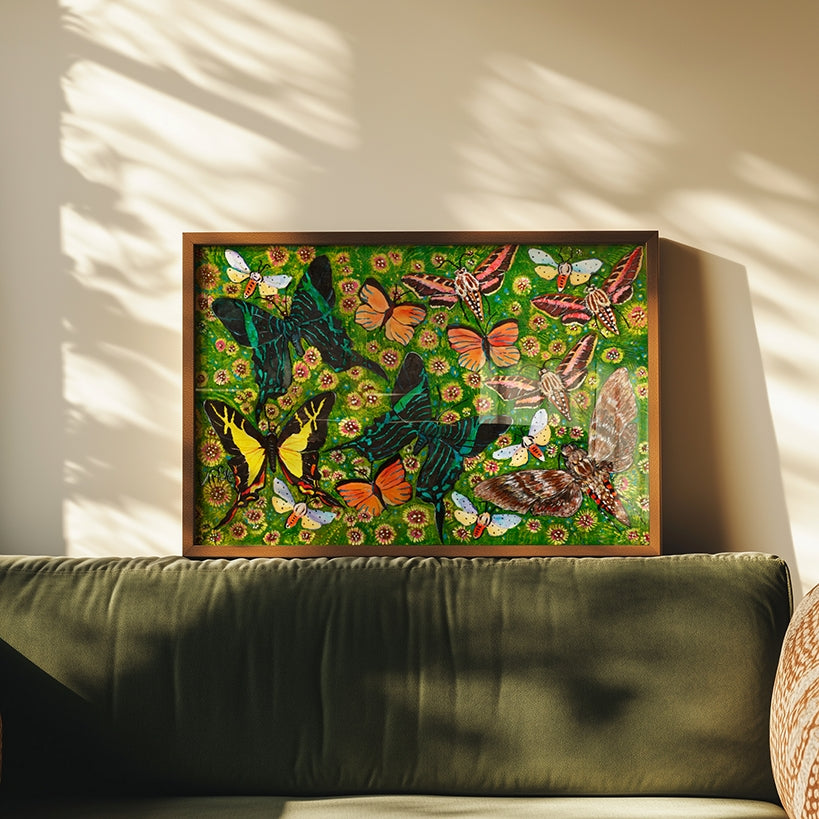 Field of Butterflies Art Print