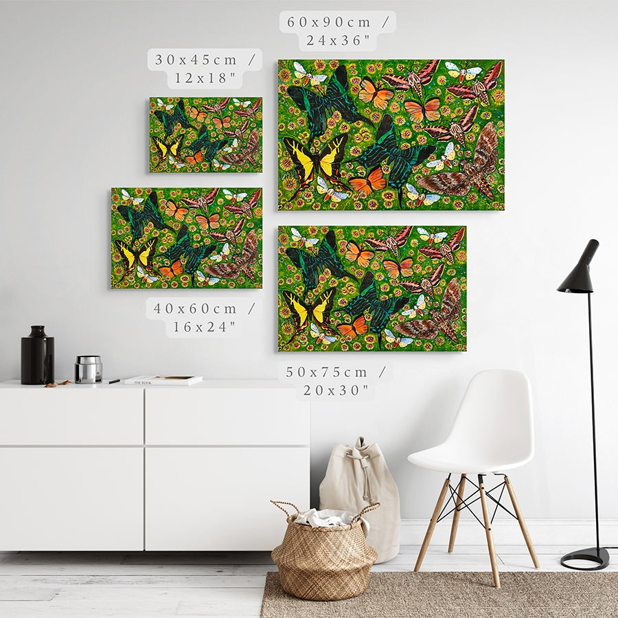 Field of Butterflies Art Print