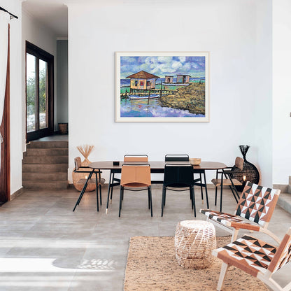 Boathouse Art Print