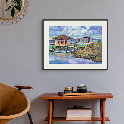 Boathouse Art Print