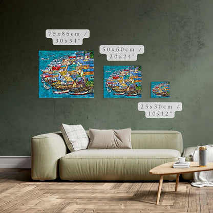 Stilt Houses Art Print