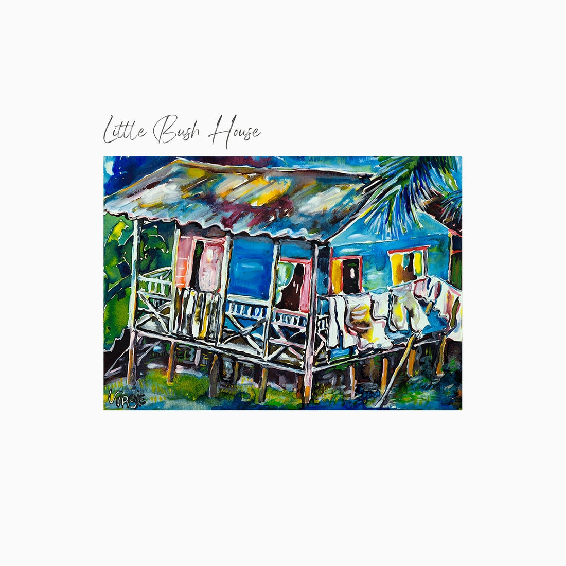 Little Bush House Art Print