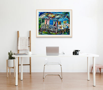Little Bush House Art Print
