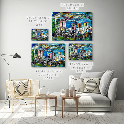 Little Bush House Art Print