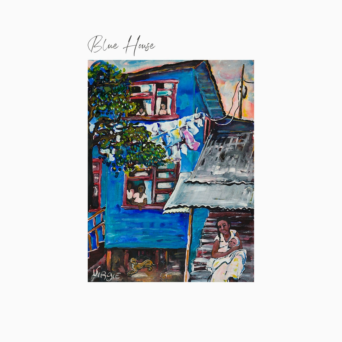 Blue House Art Print