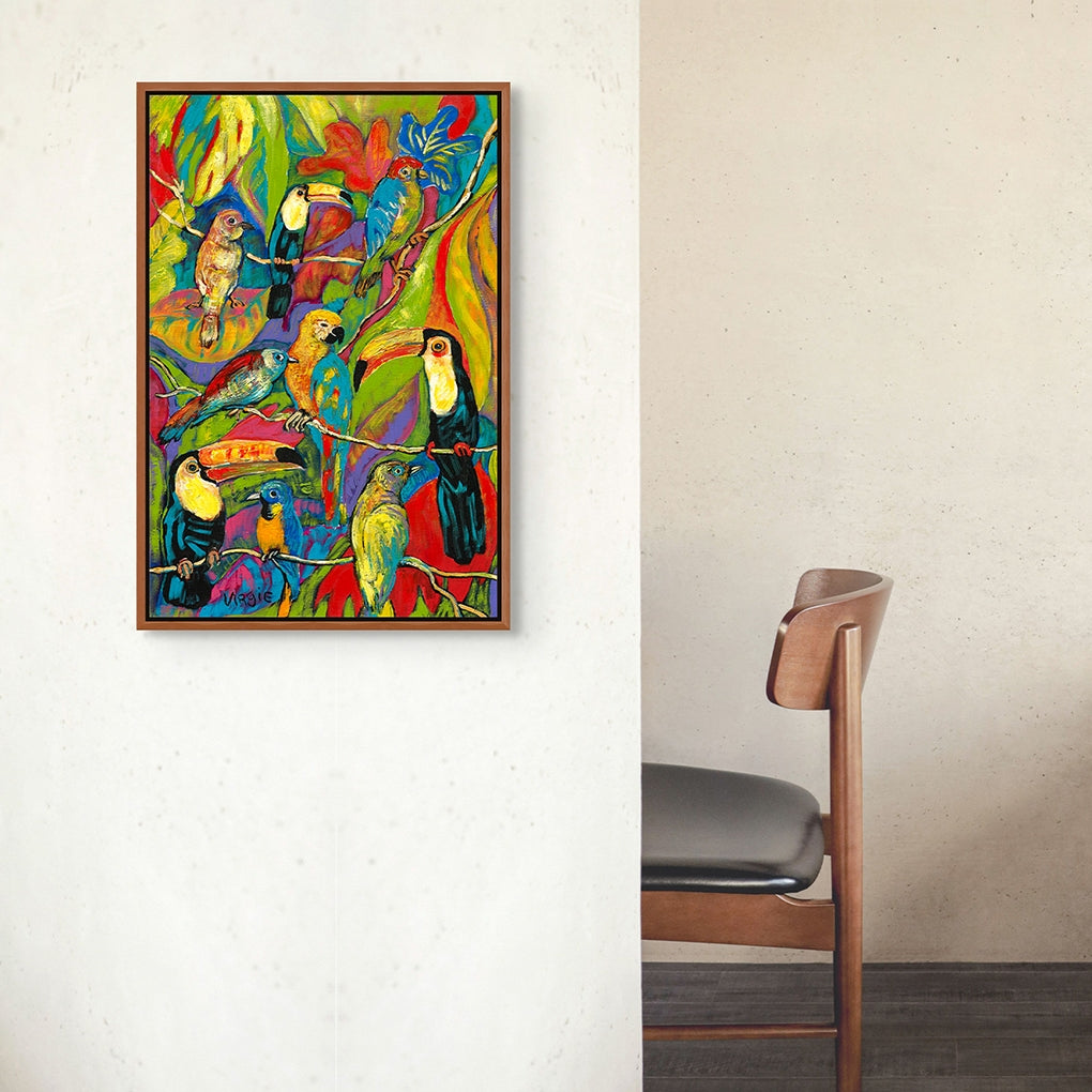 Pajaros Art Print