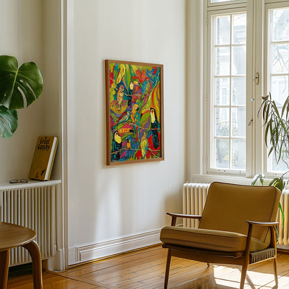 Pajaros Art Print