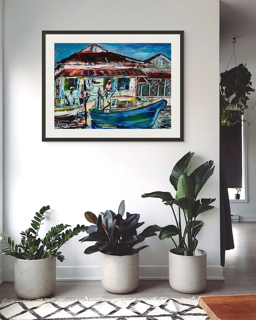 Safe Harbour Art Print