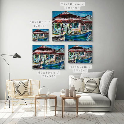 Safe Harbour Art Print