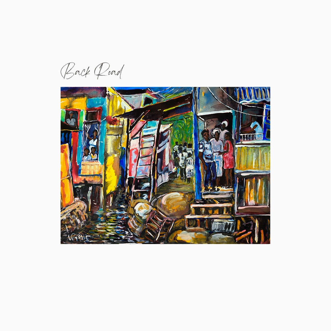 Back Road Art Print