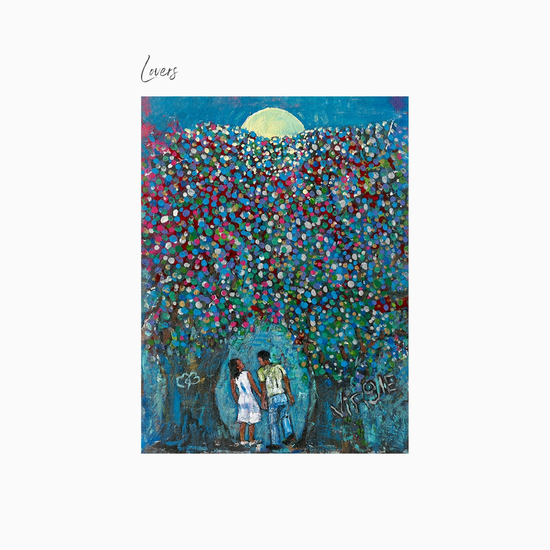 Lovers Art Print