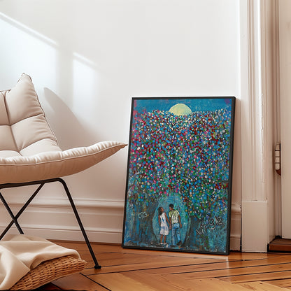 Lovers Art Print