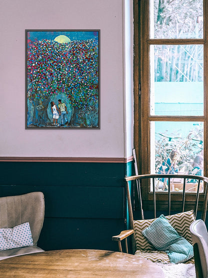 Lovers Art Print