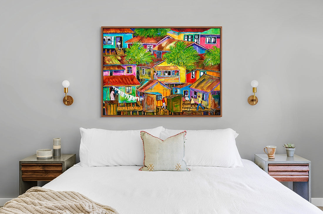 Colorful Houses Art Print