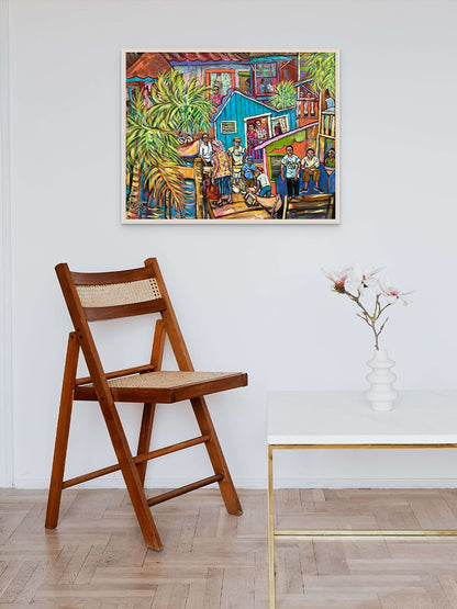 Village Life Art Print