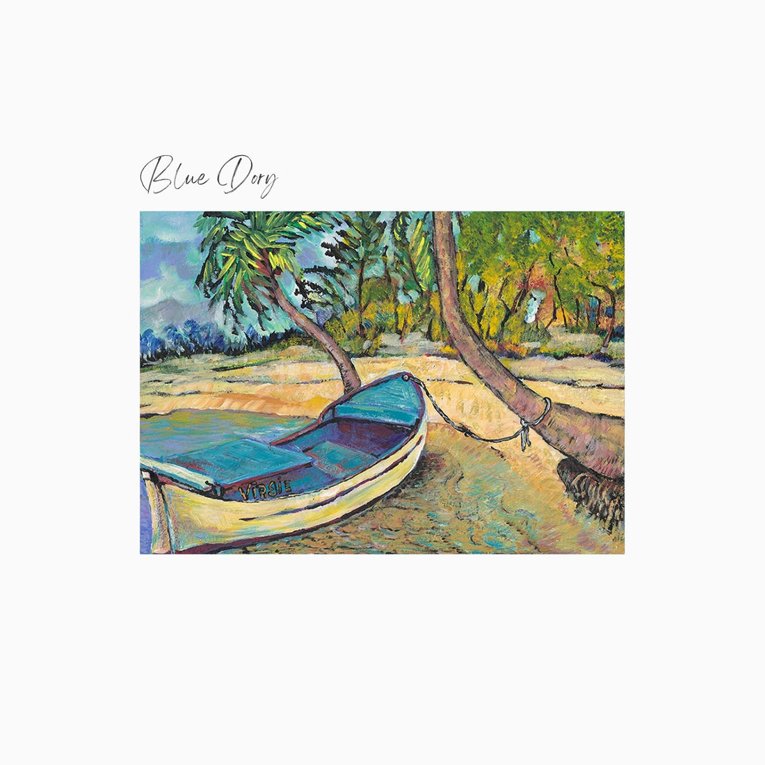 Blue Dory Art Print