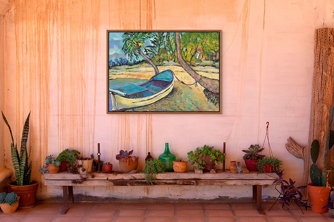 Blue Dory Art Print