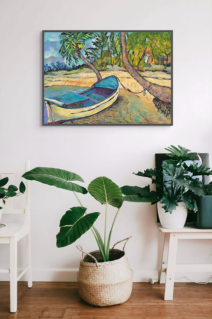 Blue Dory Art Print
