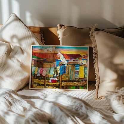 Laundry Day Art Print