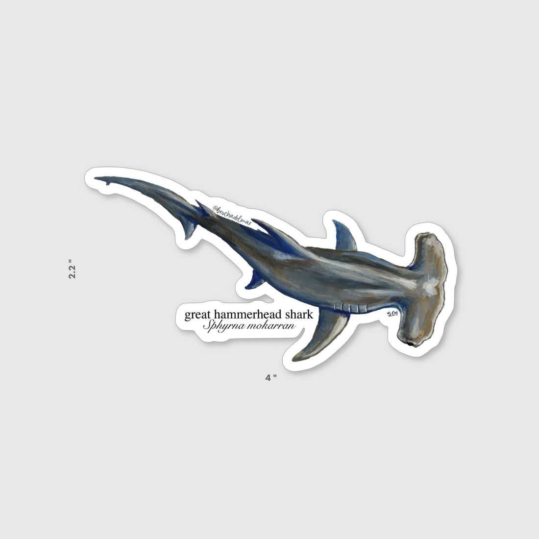 Hammerhead Shark Sticker