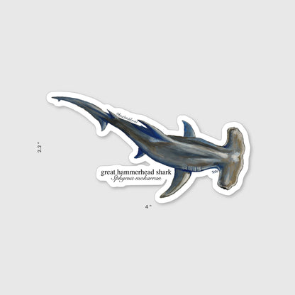 Hammerhead Shark Sticker