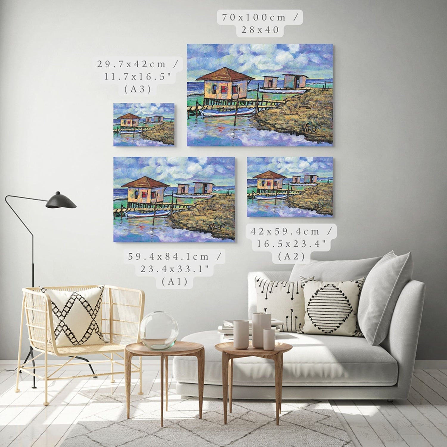 Boathouse Art Print