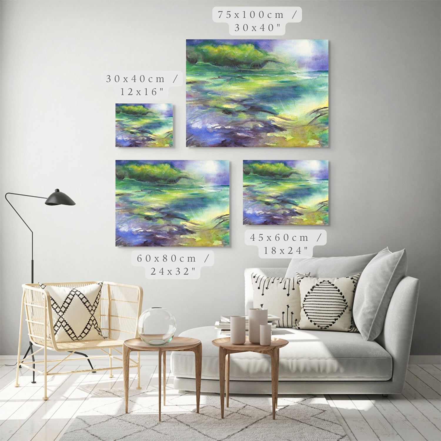 Stormy Mangrove Art Print