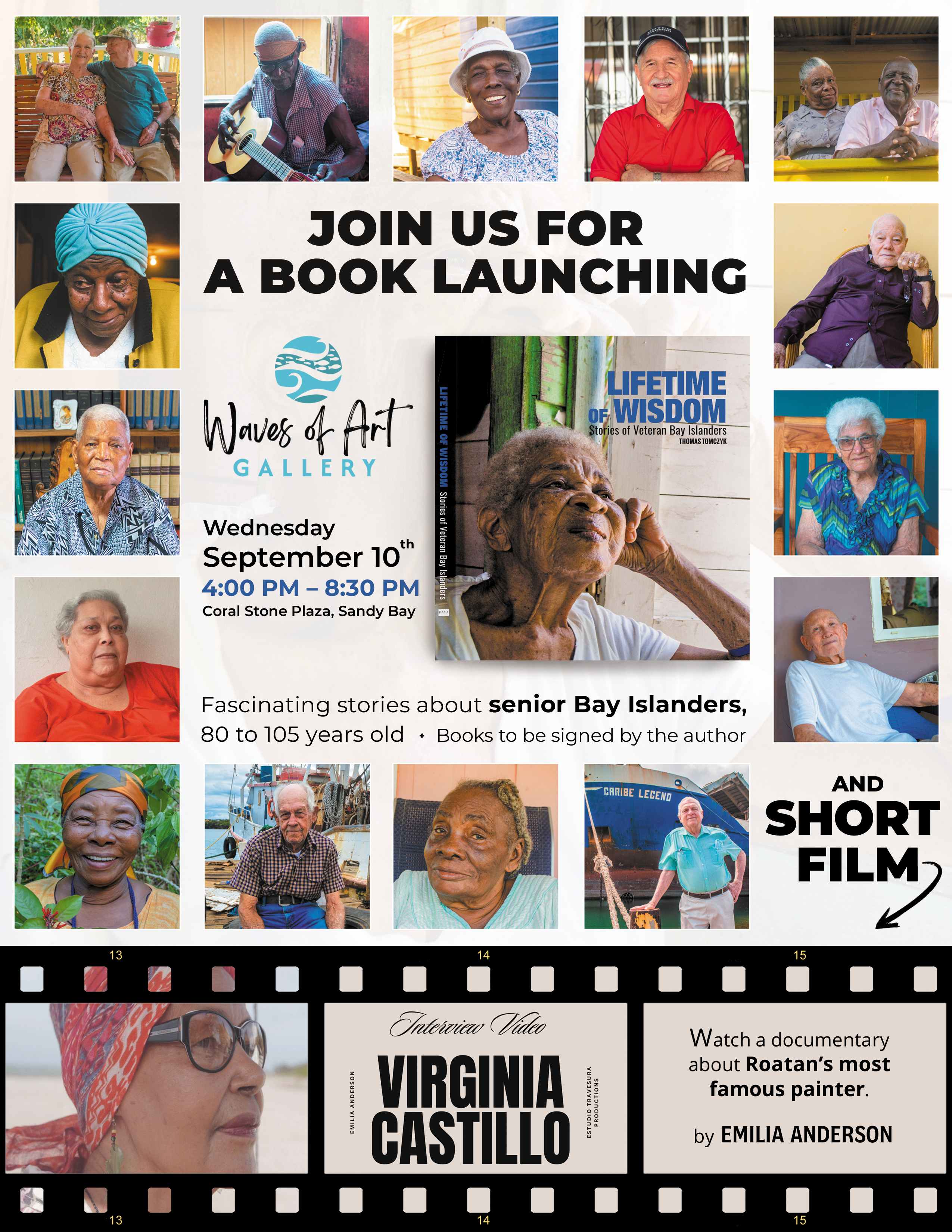 Event: Lifetime of Wisdom Book Signing &amp; Virgie Film Premiere